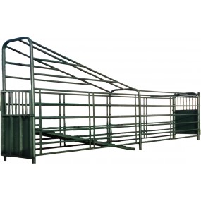 Manga de manejo con embarcadero