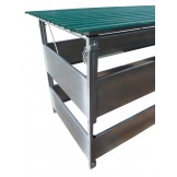 Comedero pajero con techo